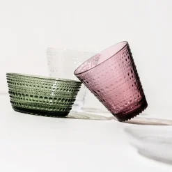 IITTALA Kastehelmi Skål 23cl Furugrønn New