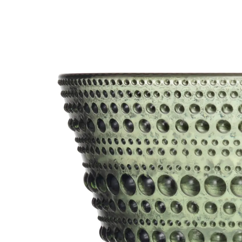 IITTALA Kastehelmi Skål 23cl Furugrønn New