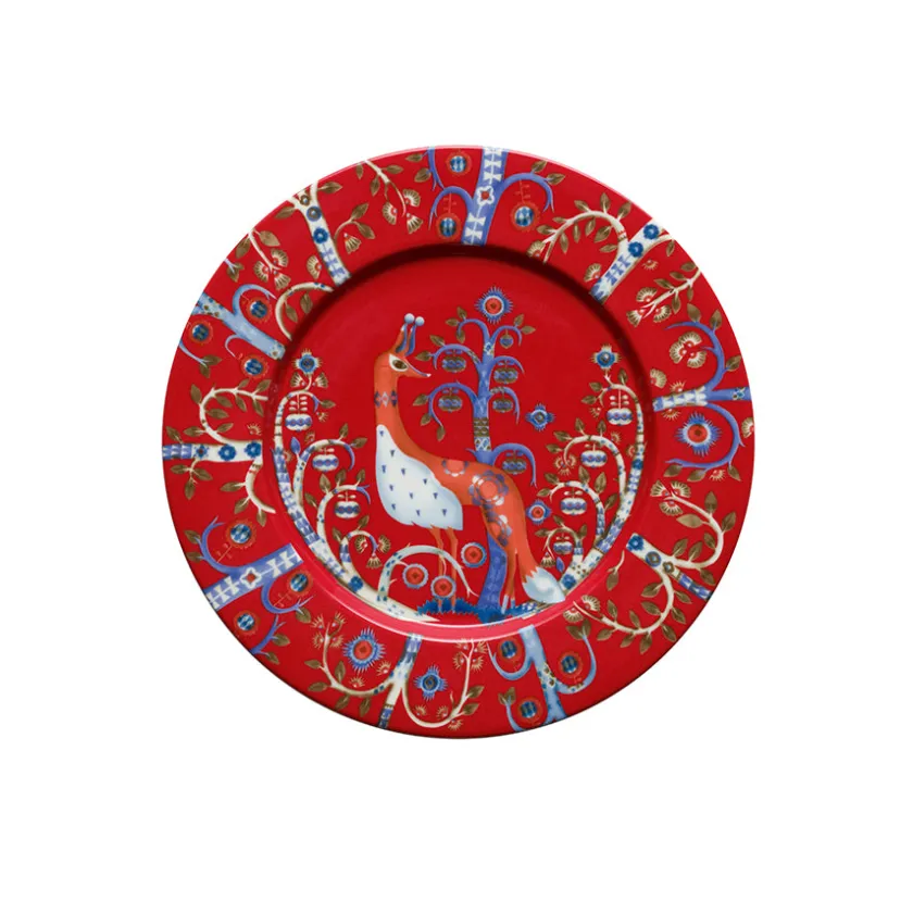 IITTALA Taika Tallerken 22cm Rød Clearance