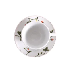 PORSGRUNDS PORSELÆNSFABRIK Jordbæreng Kopp & Skål 22 cl Outlet