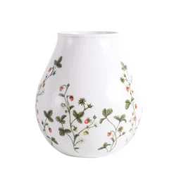 PORSGRUNDS PORSELÆNSFABRIK Jordbæreng Vase 19 cm Discount