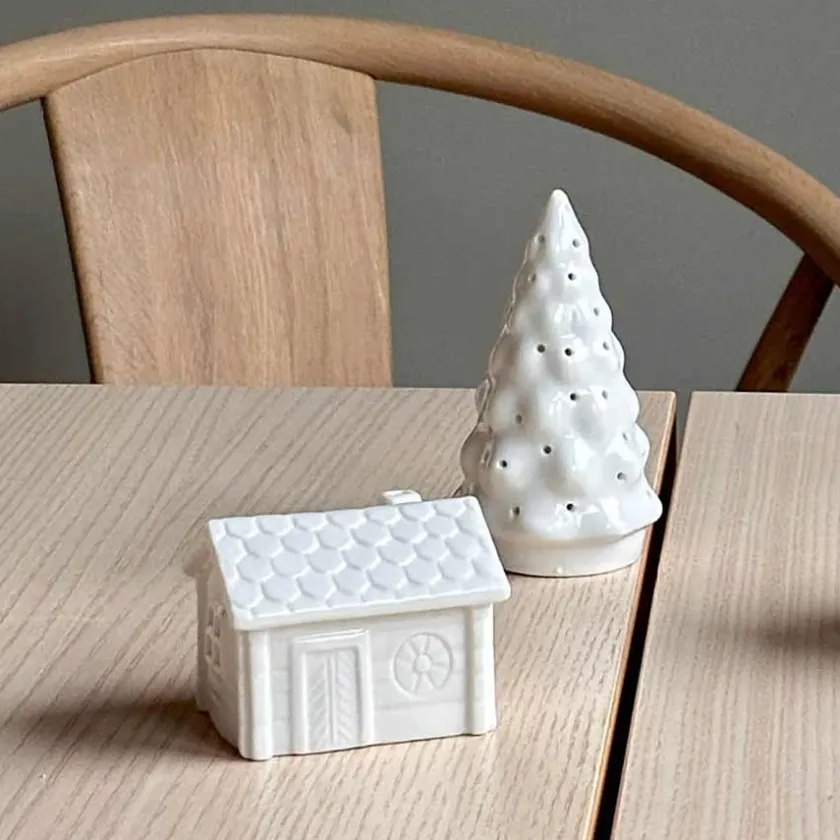 PORSGRUNDS PORSELÆNSFABRIK Jul på Tunet Tre 13cm Discount