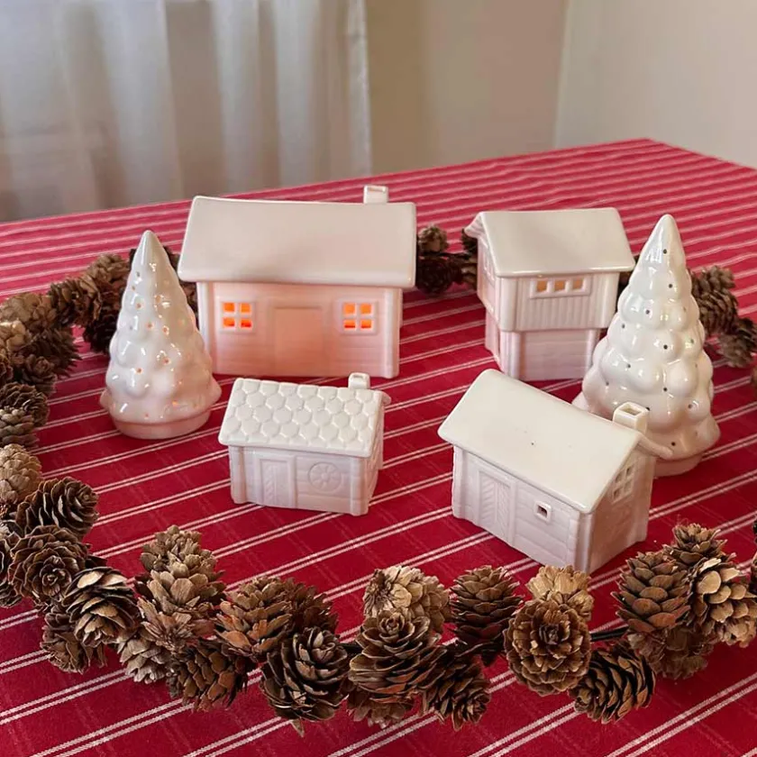 PORSGRUNDS PORSELÆNSFABRIK Jul på Tunet Tre 13cm Discount