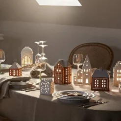 KÄHLER DESIGN Kähler Gingerbread Lyshus Stor Brun Hot