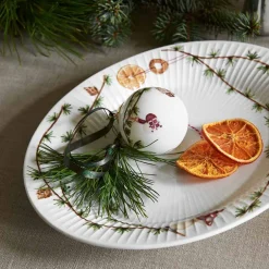 KÄHLER DESIGN Kähler Hammershøi Christmas Oval Skål 28,5x22,5 cm Best