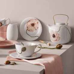 KÄHLER DESIGN Kähler Hammershøi Poppy Tekanne 1,2L Hvit m/Dekor Best