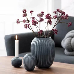 KÄHLER DESIGN Kähler Hammershøi Vase 21cm Antracitgrå Discount