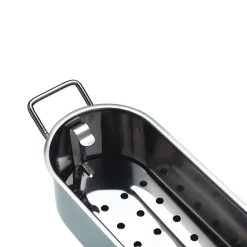 Lifetime Brands Europe ltd Kitchencraft Fiskekjele 45cm Rustfritt Stål Hot