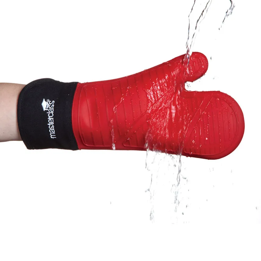 Lifetime Brands Europe ltd Kitchencraft Grytevott Silikon Rød/Sort Discount