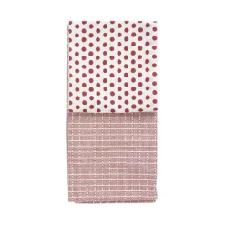 CHRISTIANIA 1739 Kjøkkenhåndkle Rød/Mønster 50X70cm 2pk Online