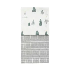 CHRISTIANIA 1739 Kjøkkenhåndkle Skog/Mønster Bomull 50X70cm 2pk Clearance