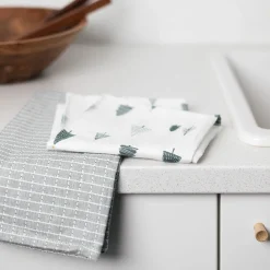 CHRISTIANIA 1739 Kjøkkenhåndkle Skog/Mønster Bomull 50X70cm 2pk Clearance