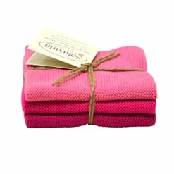 SOLWANG KLUT MØRK ROSA KOMBI 25CM X 25CM -KLUTKOMBINASJONE Discount