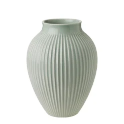 KNABSTRUP KERAMIK Vase 27cm Riflet Mint Online