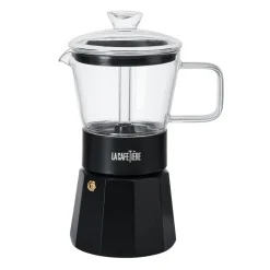 Lifetime Brands Europe ltd La Cafetière Verona Espressokanne 6 kopper Sort Hot