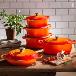 LE CREUSET Oval Støpejernsgryte 4,1L/27cm Volcanic Clearance