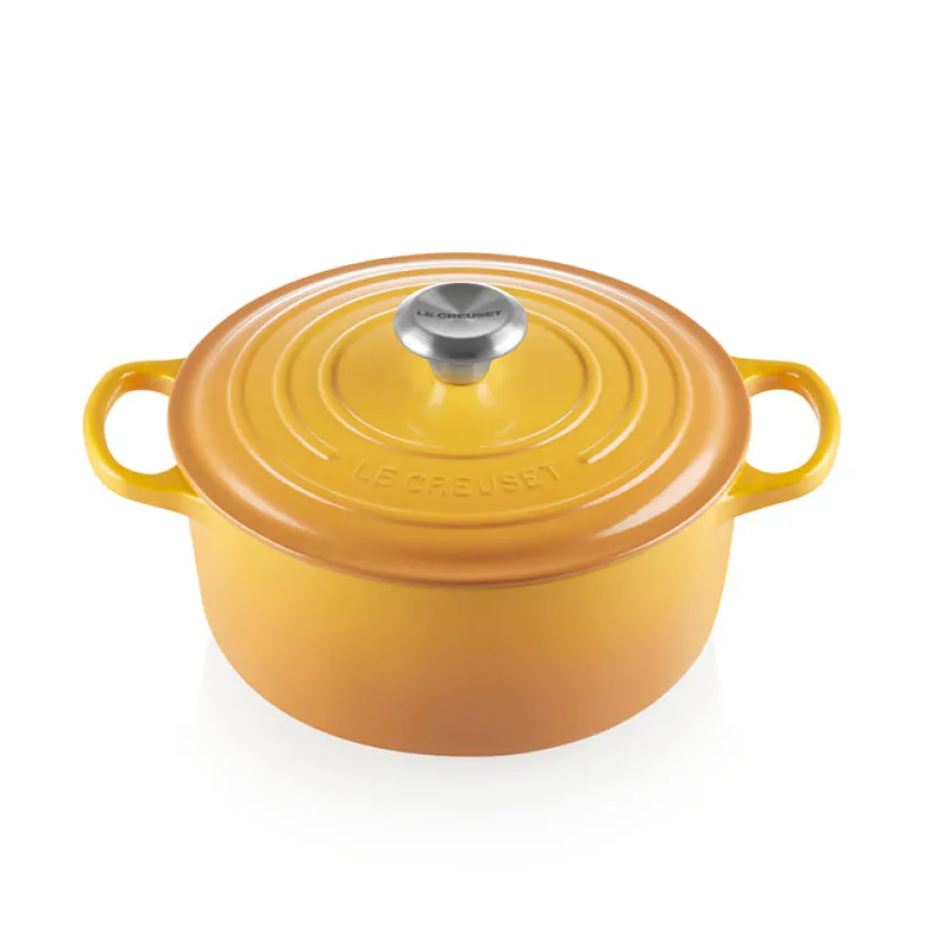 LE CREUSET Rund Støpejernsgryte 24cm/4,2L Nectar Hot