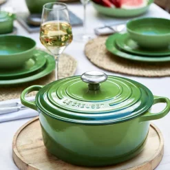 LE CREUSET Støpejernsgryte 4,2L Bamboo Green Sale