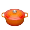 LE CREUSET Støpejernsgryte 5,3L/26cm Volcanic Outlet