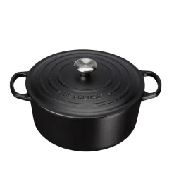 LE CREUSET Støpejernsgryte 5,3L/26cm Matte Black New
