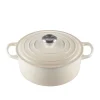 LE CREUSET Støpejernsgryte 5,3L/26cm Meringue Hot
