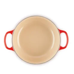 LE CREUSET Støpejernsgryte 3,3L/ 22cm Volcanic Hot