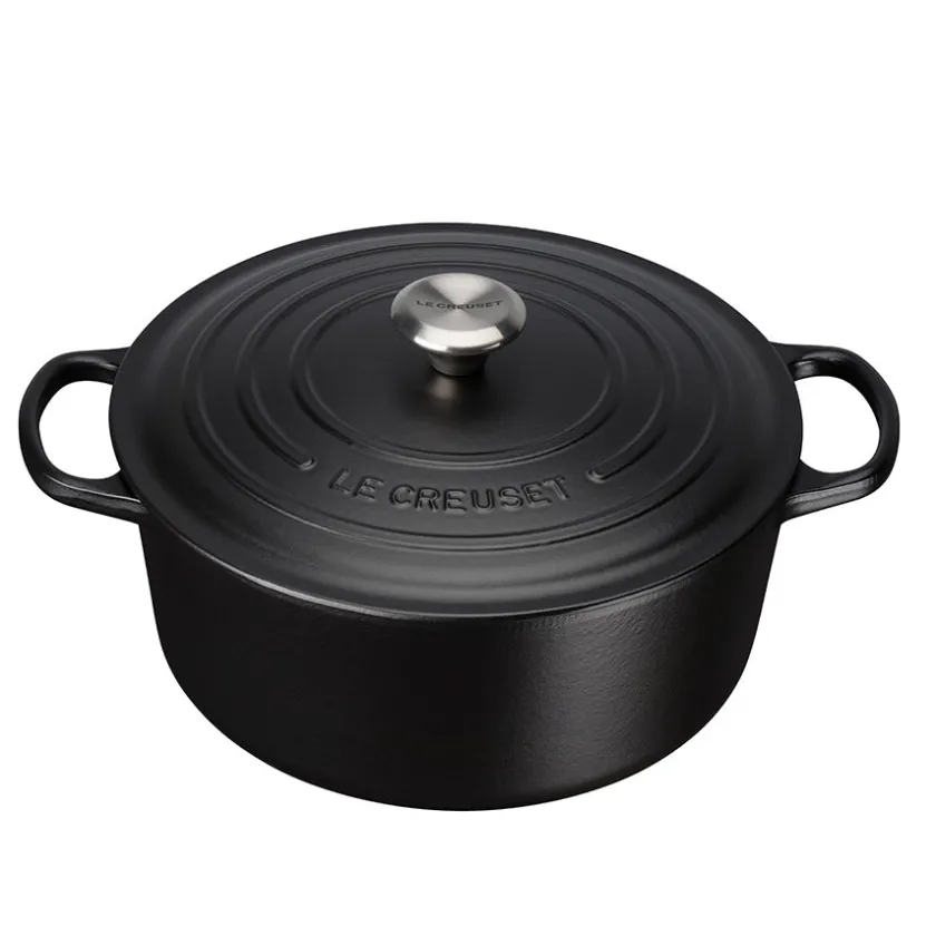 LE CREUSET Støpejernsgryte 6,7L/28cm Matte Black Online