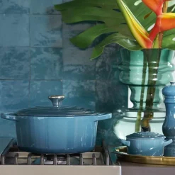 LE CREUSET Støpejernsgryte 4,2L/24cm Deep Teal New