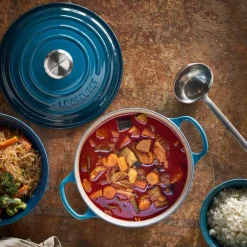 LE CREUSET Støpejernsgryte 4,2L/24cm Deep Teal New