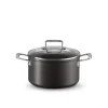 LE CREUSET Toughened Gryte m/lokk 3,8L Non-Stick Aluminium Outlet