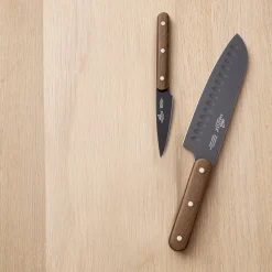 LION SABATIER Phenix Knivsett 2 Deler Sort/Valnøtt Hot