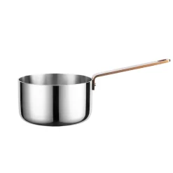 LØVE Løve Boen Kasserolle 3-Ply 1,8L 16cm Med Rosegull Håndtak Hot