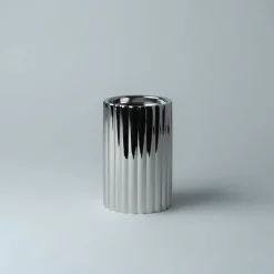 LØVE Løve Vinje Telysholder Rustfritt Stål 14cm Sølv Discount