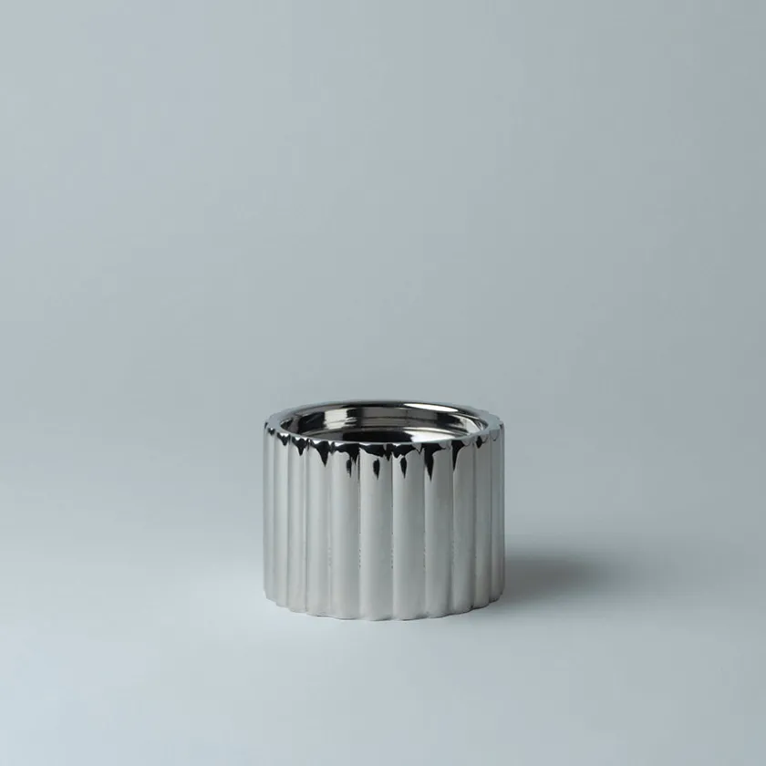 LØVE Løve Vinje Telysholder Rustfritt Stål 6,5cm Sølv Best