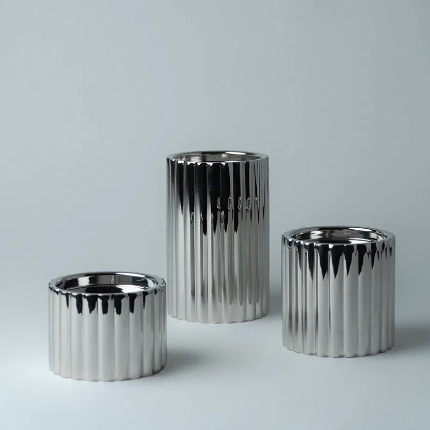 LØVE Løve Vinje Telysholder Rustfritt Stål 6,5cm Sølv Best