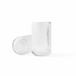 LYNGBY Porcelæn Vase 25cm Klart Glass Outlet