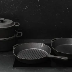 ASK Malm Grillpanne Støpejern Uten Emalje 28cm Online