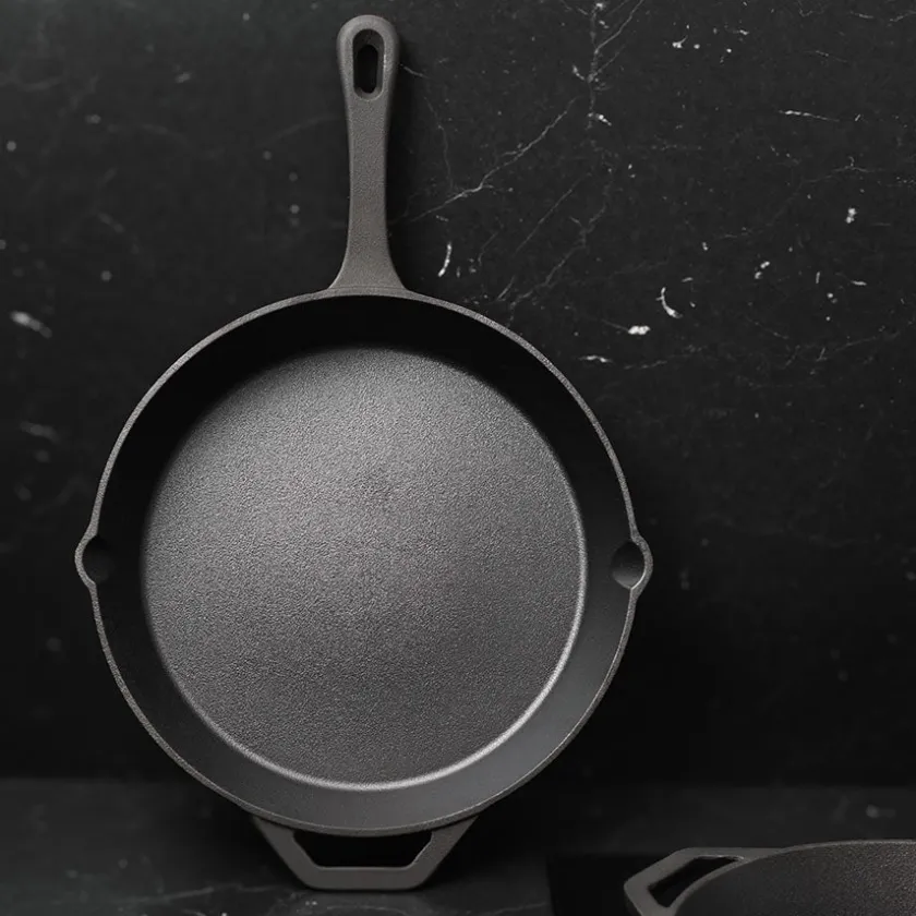 ASK Malm Støpejernspanne Uten Emalje 30cm New