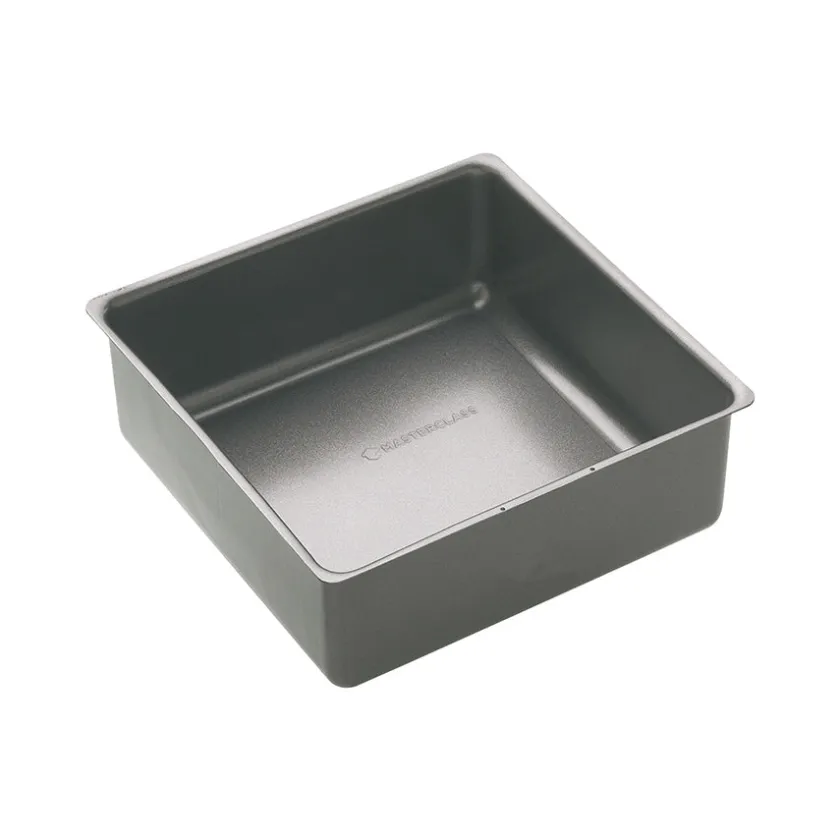 Lifetime Brands Europe ltd Masterclass Bakeform Firkantet Med Løs Bunn 20cm Non-Stick New