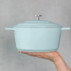 Lifetime Brands Europe ltd Masterclass Cast Aluminium Gryte 4L Himmelblå