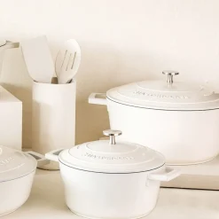 Lifetime Brands Europe ltd Masterclass Cast Aluminium Gryte 4L Krem Clearance