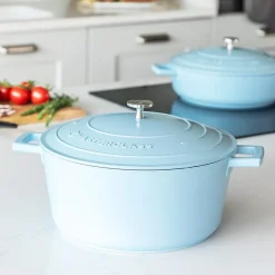 Lifetime Brands Europe ltd Masterclass Cast Aluminium Gryte 5L Himmelblå Sale