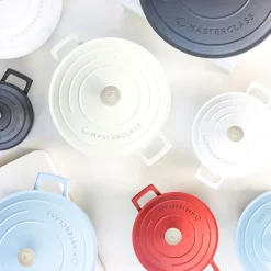 Lifetime Brands Europe ltd Masterclass Cast Aluminium Gryte 5L Himmelblå Sale