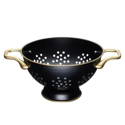 Lifetime Brands Europe ltd Masterclass Dørslag 24cm Sort & Gull Rustfritt Stål Outlet