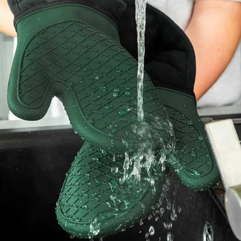 Lifetime Brands Europe ltd Masterclass Grytevotter Silikon 2 stk Grønn Clearance