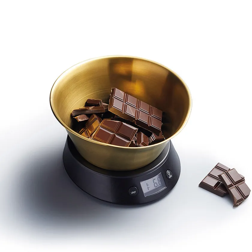 Lifetime Brands Europe ltd Masterclass Kjøkkenvekt 5kg Sort & Gull Clearance