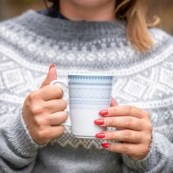 PORSGRUNDS PORSELÆNSFABRIK MAUD KRUS 2 PK BLÅ M/GAVE ESKE Online