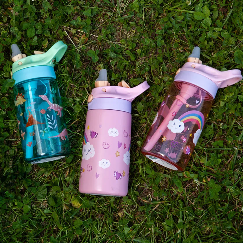 MINIS Play Drikkeflaske Stål 400ml Rosa Best