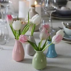 PORSGRUNDS PORSELÆNSFABRIK Minivaser Farger 4pk fra Porsgrunds