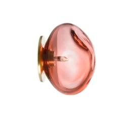 HADELAND GLASSVERK Munnblåst Crystal Stone Vegglampe Discount